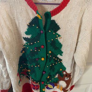 Marisa Christina Christmas Sweater 1980s
